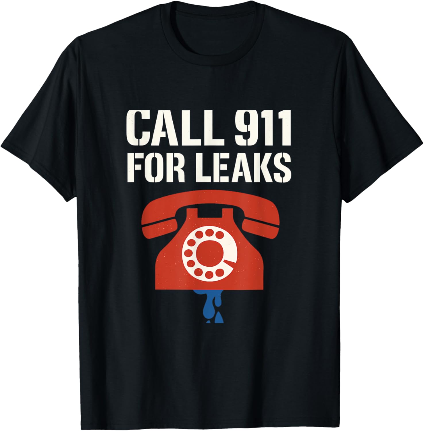 Call 911 For Leaks Plumber Emergency Stencil Print
