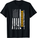 American Flag Woodworker Carpenter Funny Woodworking