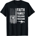 Faith Family Firearms Freedom Pro God Gun Usa Cross Flag