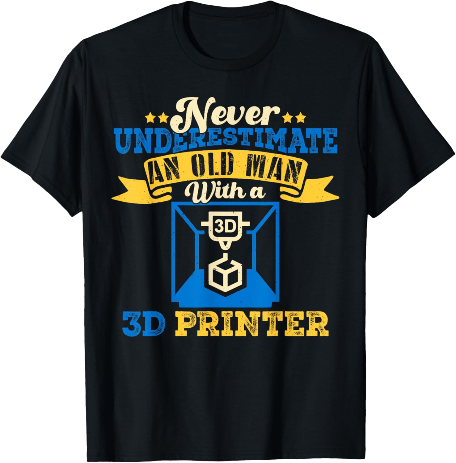 3D Printing Old Man Digital Artist 3D Printer Machine