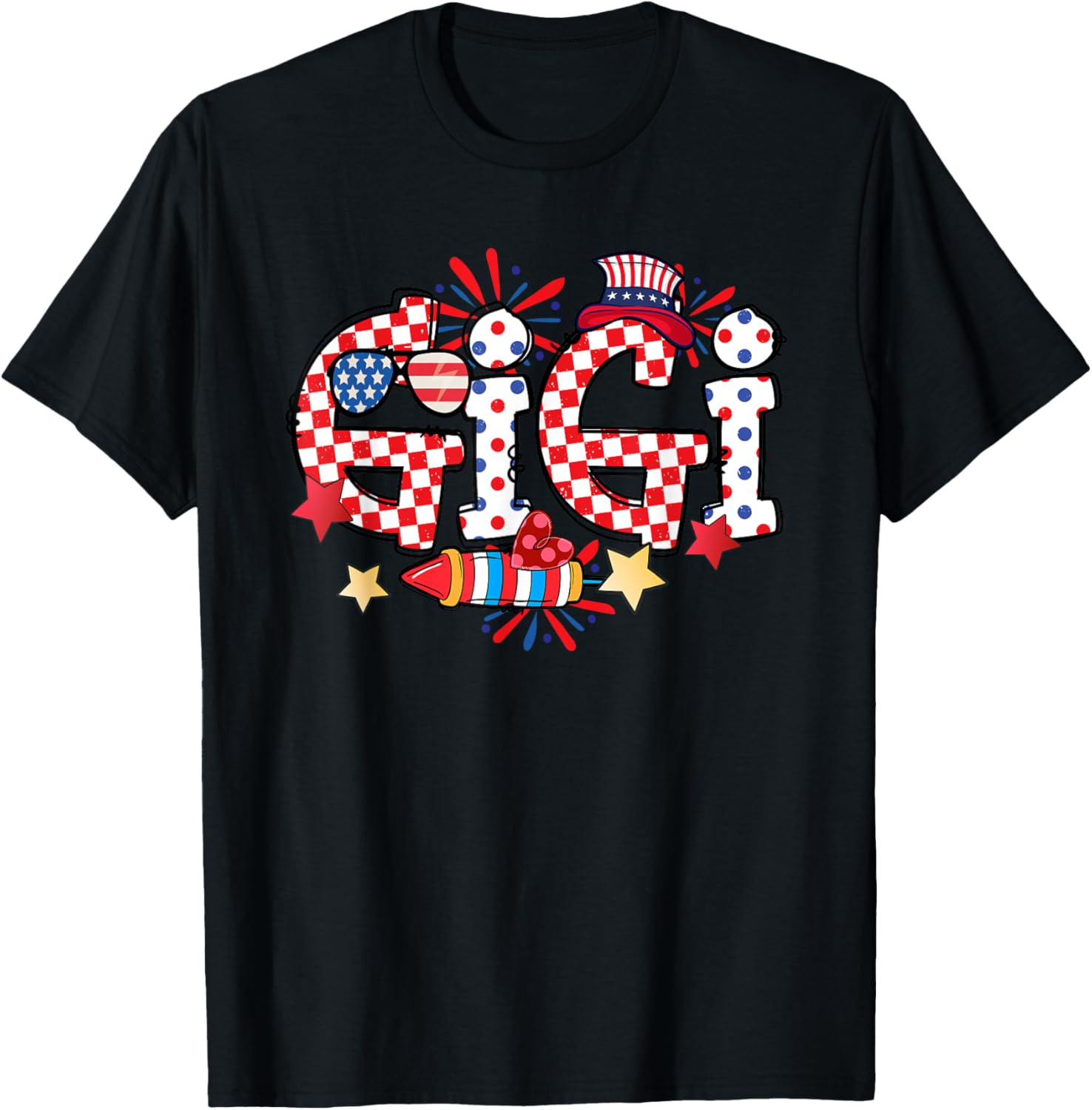 Gigi Sunglasses Usa Flag Fireworks Patriotic 4Th Of July