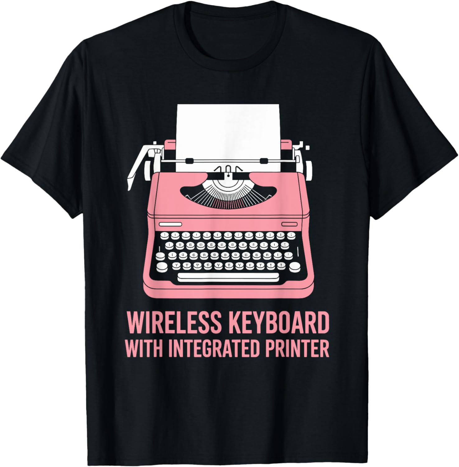 Typewriter Novel Wireless Keyboard With Integrated Printer