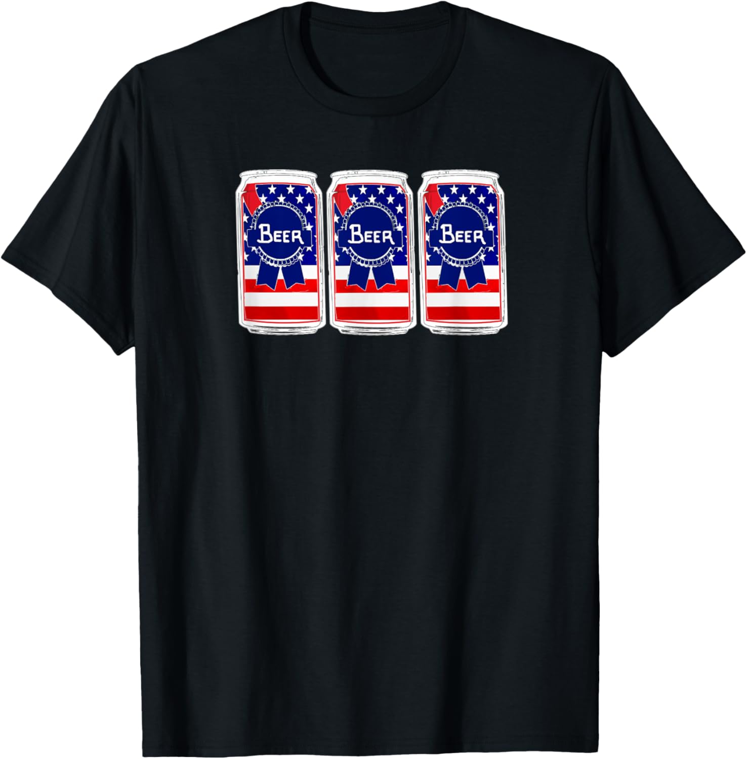 Beer American Flag Vintage 4Th Of July