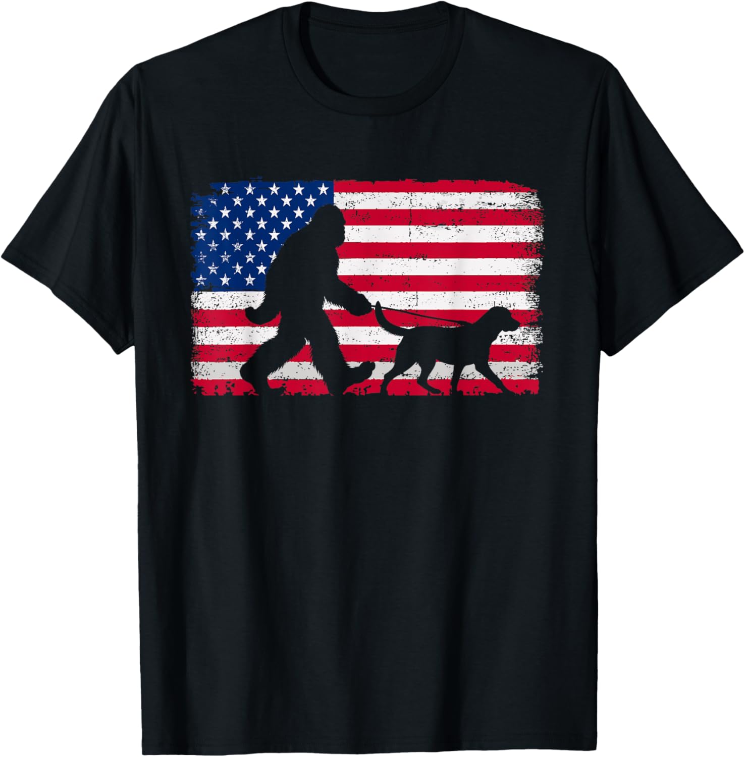 Retro Labrador Retriever 4Th Of July American Flag Patriotic