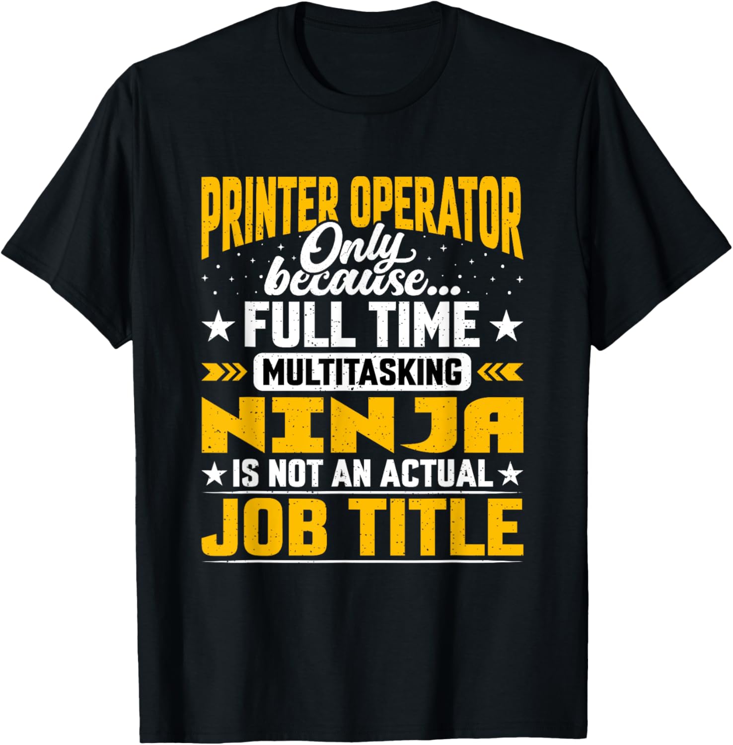 Funny Printer Operator Job Title