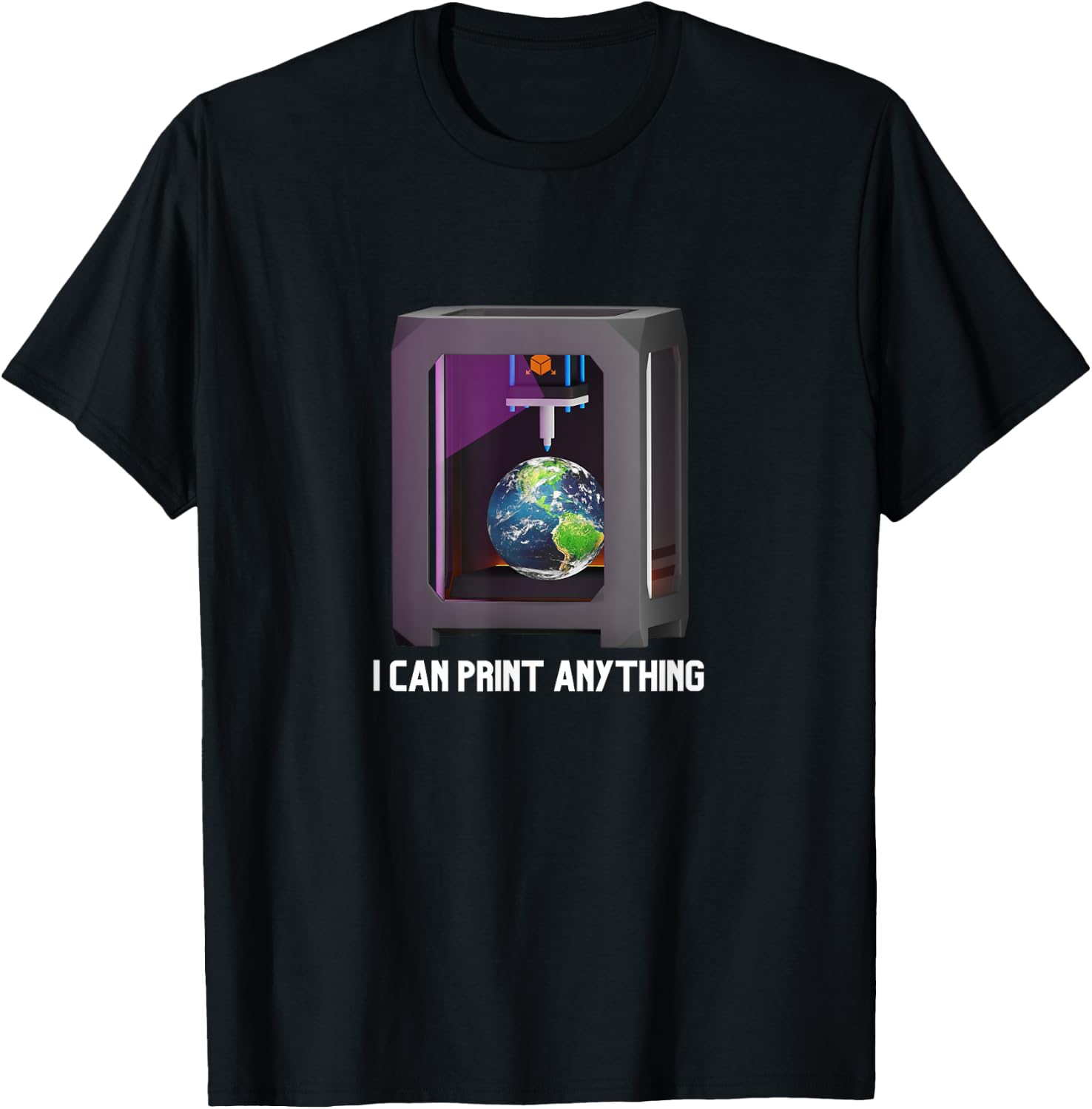 3D Printer Motif With Saying 3D Printing Engineers