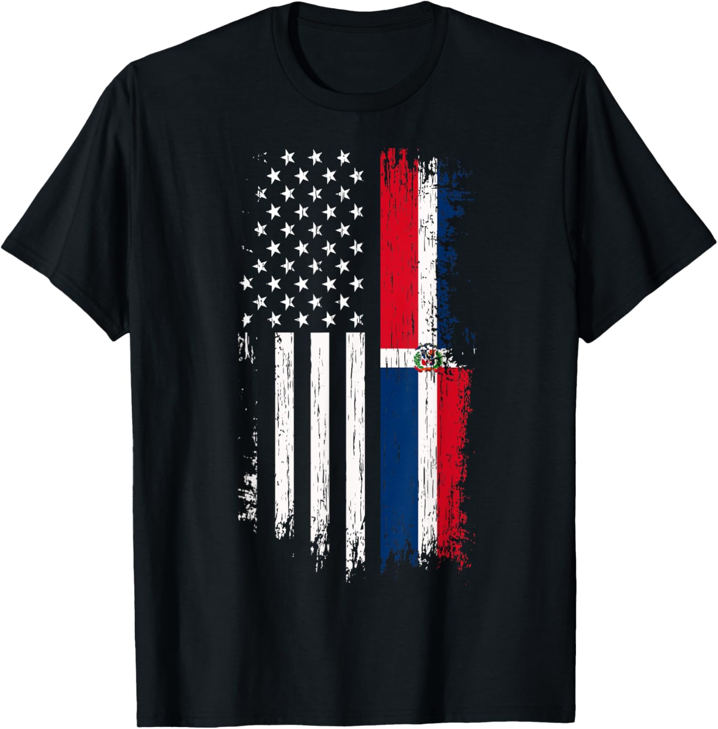 Dominican American Flag T Shirt Pride Dominica Usa Shirt