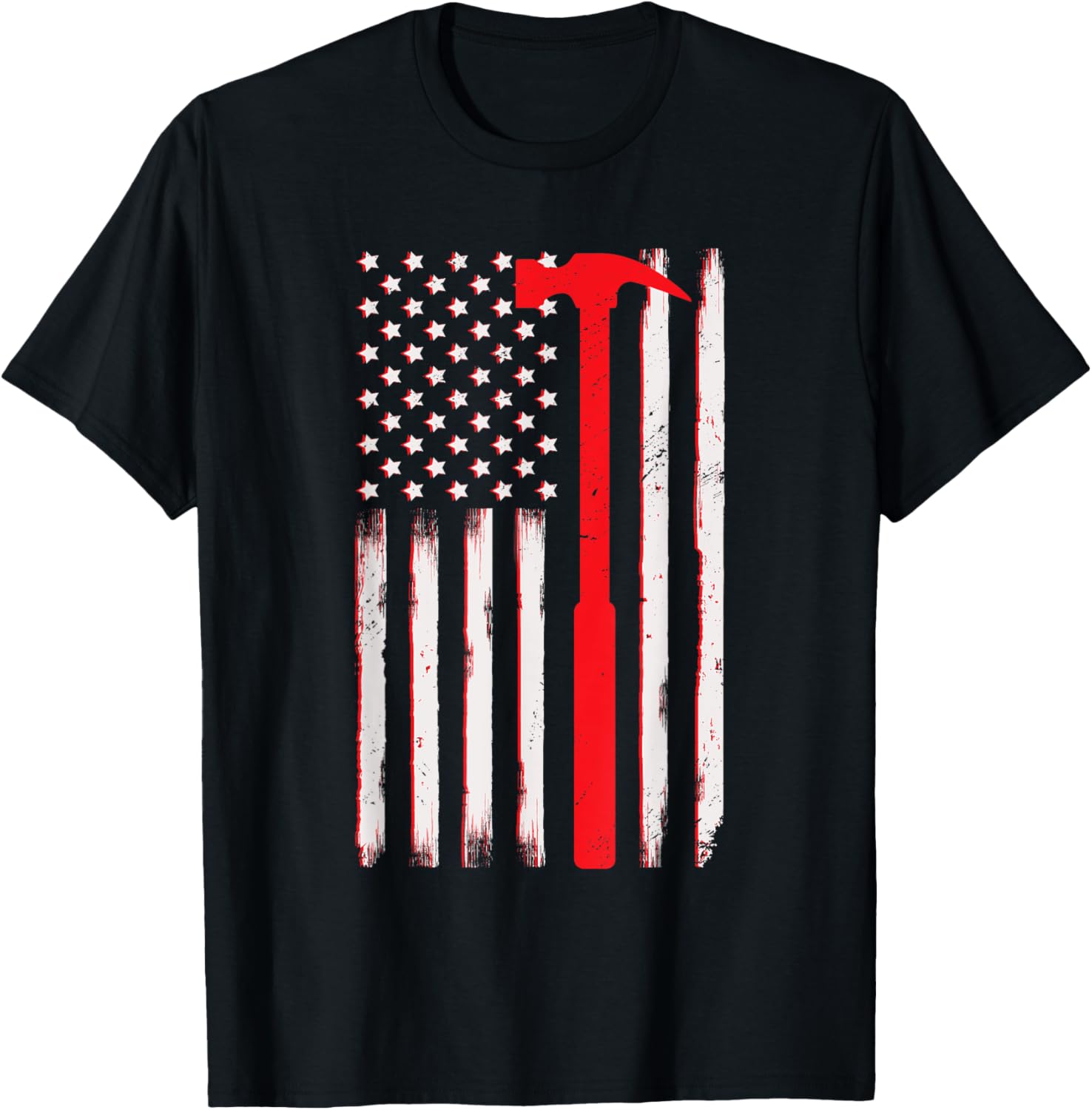 American Flag Hammer Carpenter Vintage