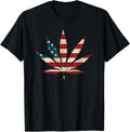 Usa Flag Marijuana Leaf Funny Us Flag Pot Weed