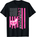 Pharmacy Technician American Flag Tshirt