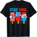 Stay Cool Popsicle Boys Men 4Th July American Flag Patriotic