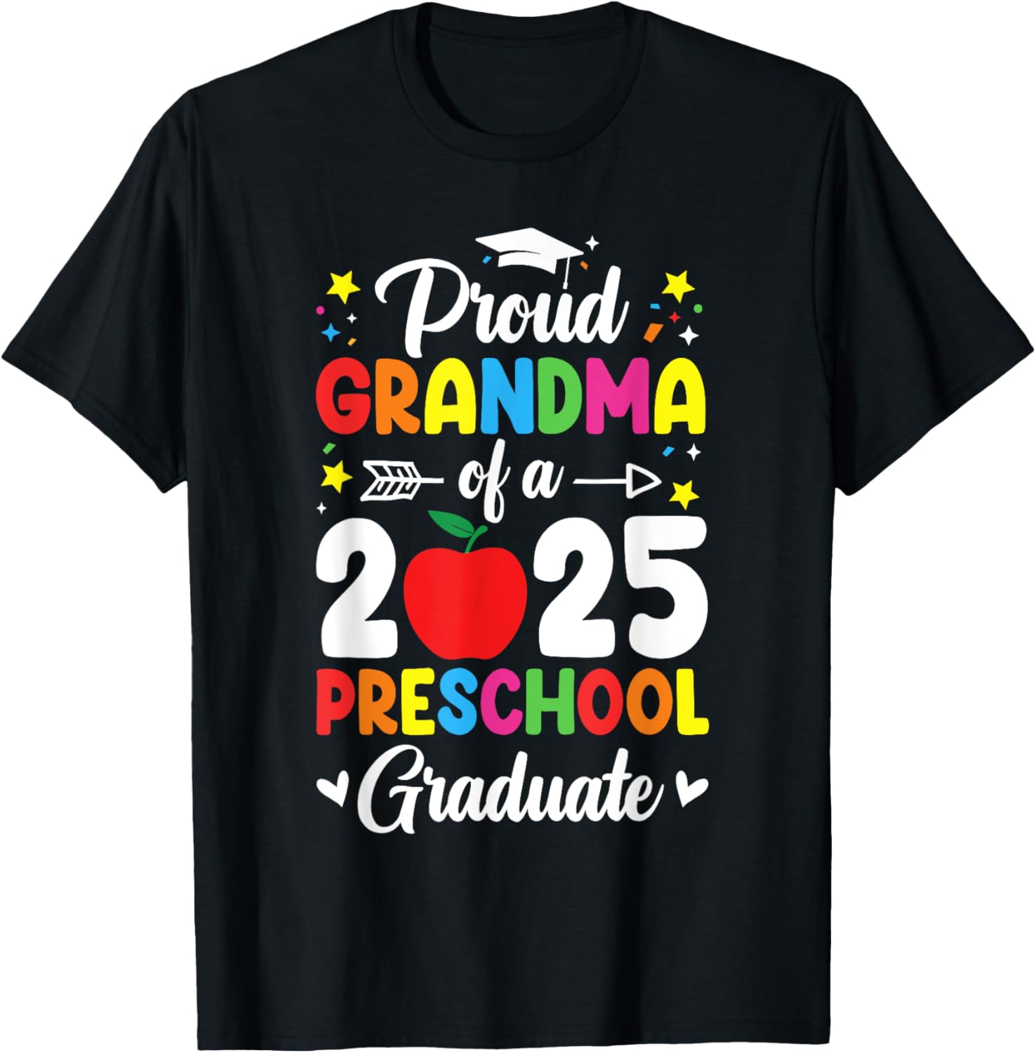 Proud Grandma Class Of 2025 Preschool Graduate Graduation