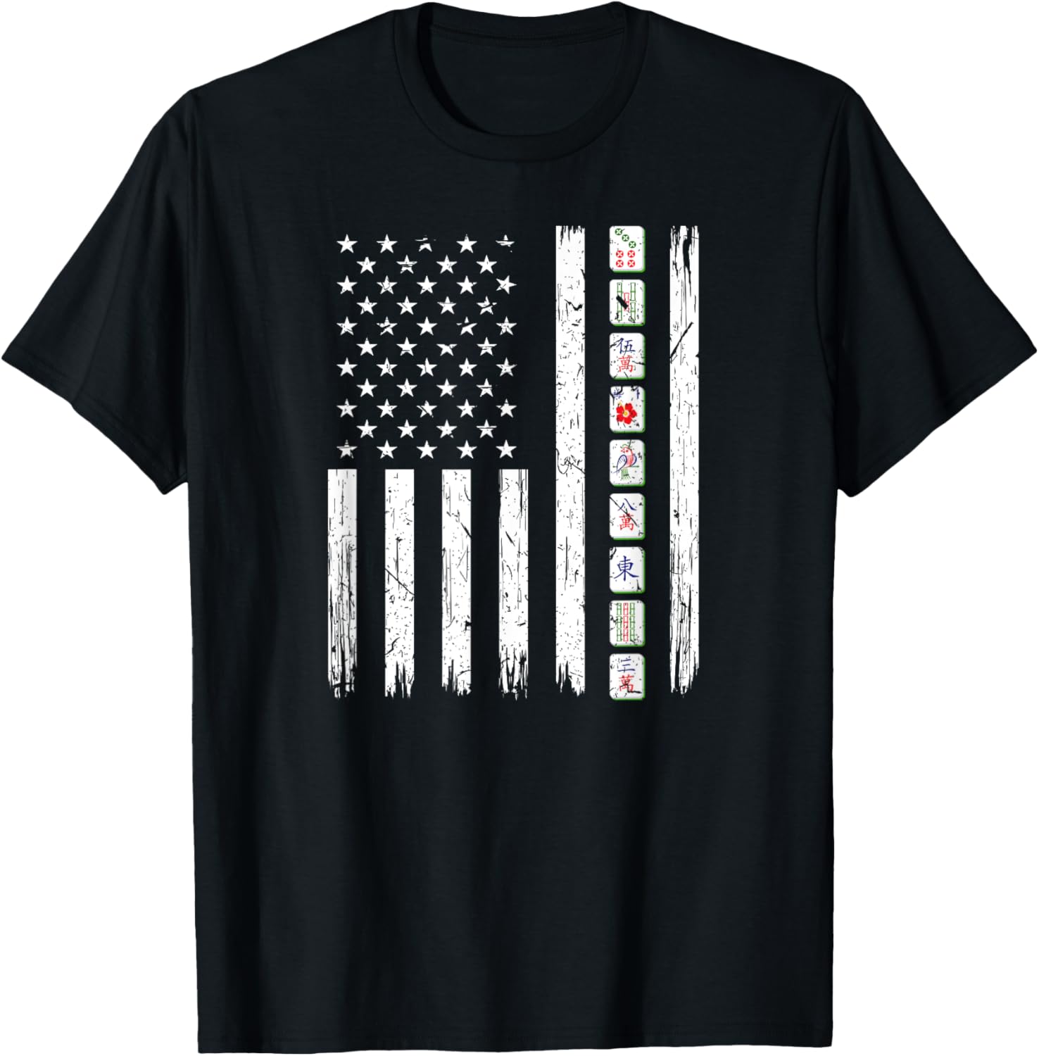 Mah Jongg Tiles Men Women Usa Flag Mahjong