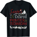 Printer Technician Xmas Job Cute Christmas
