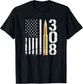 308 Gun Ammo Bullet 308 Calibre Rifle Usa Flag
