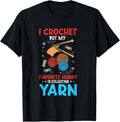 Crocheting Collecting Yarn Sewing Seamstress Funny Crochet