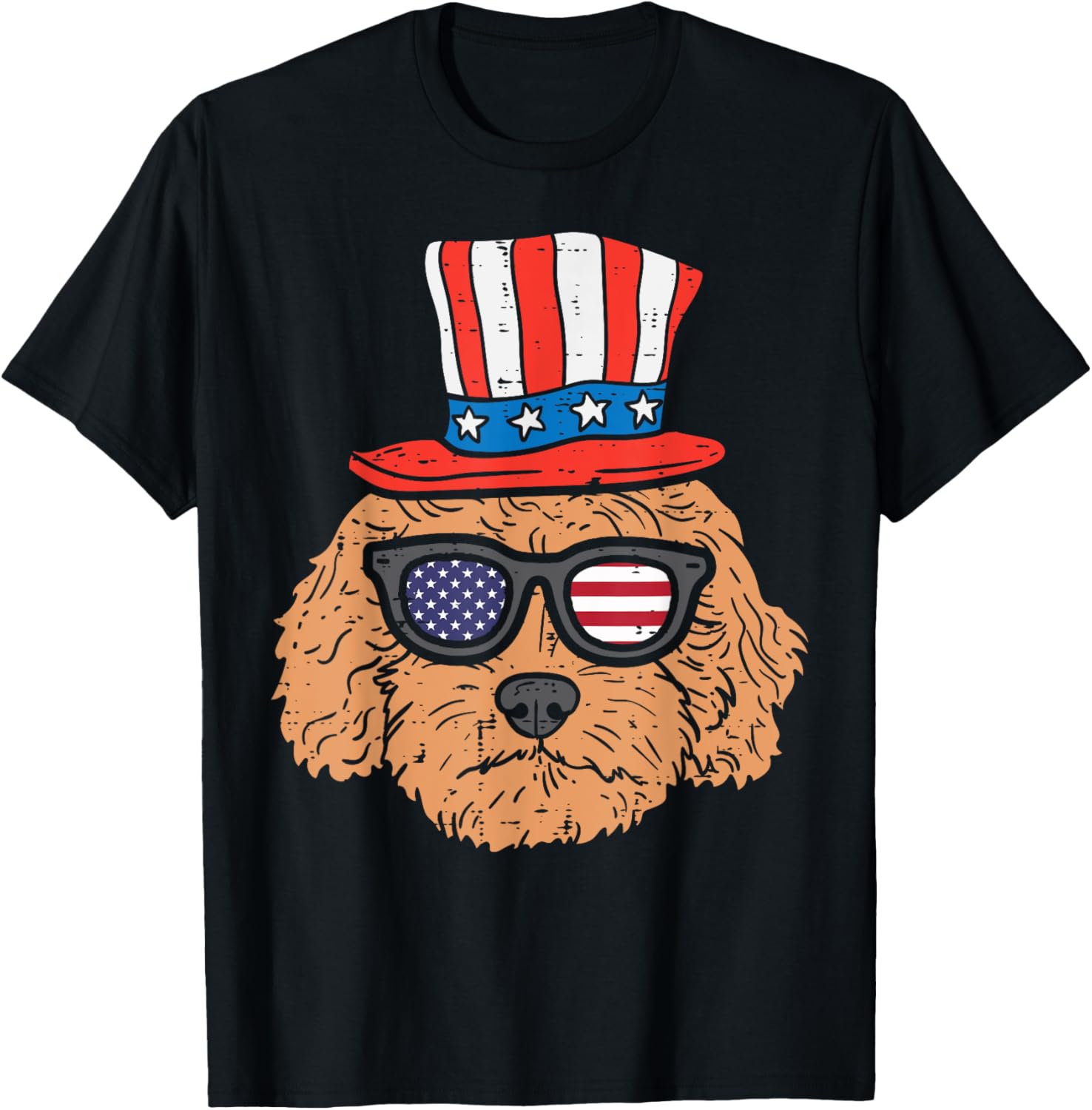 Goldendoodle Sunglasses American Usa 4Th Of July Fourth Dog