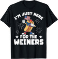 Usa Im Just Here For The Weiners Funny 4Th Of July