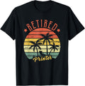 Retired Printer Retro Vintage Tee For Men Dad