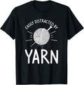 Easily Distracted By Yarn Crochet Knitting