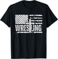Wrestling Patriotic American Flag Christian And Jesus Lover