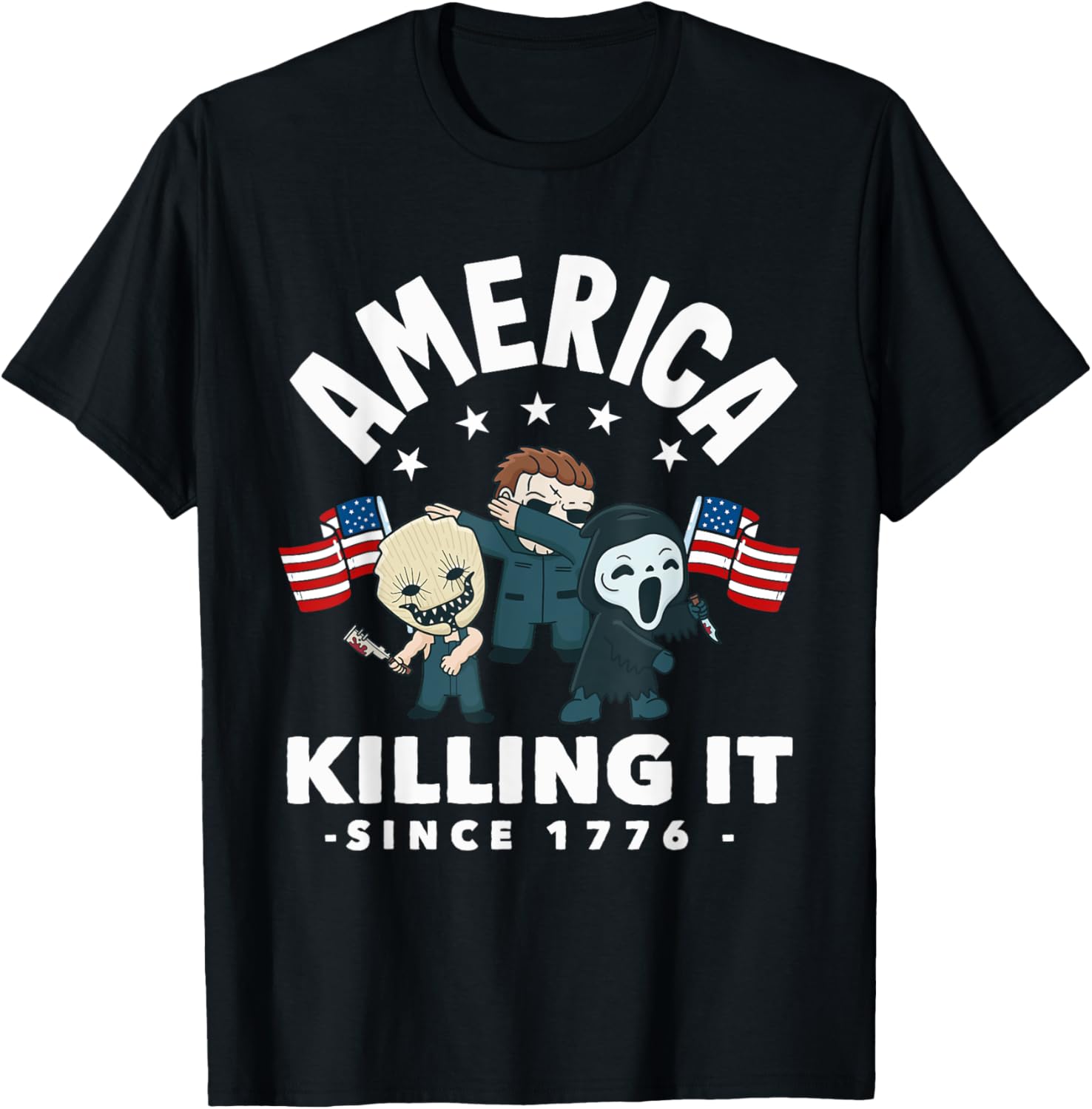 Funny America Killing It Since 1776 Horror 4Th Of July Usa
