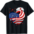 Patriotic Nurse 4Th Of July American Flag Heart Stethoscope