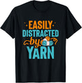Crochet Easily Distracted Crocheter Knitting Yarn Lover