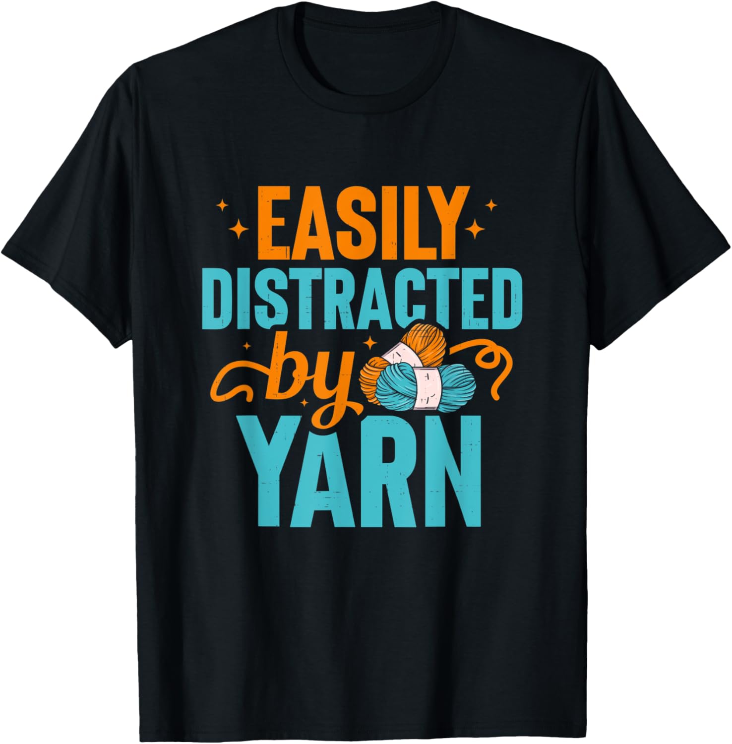 Crochet Easily Distracted Crocheter Knitting Yarn Lover