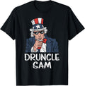 Druncle Sam Funny Uncle Sam Beer 4Th Of July Party Drinking