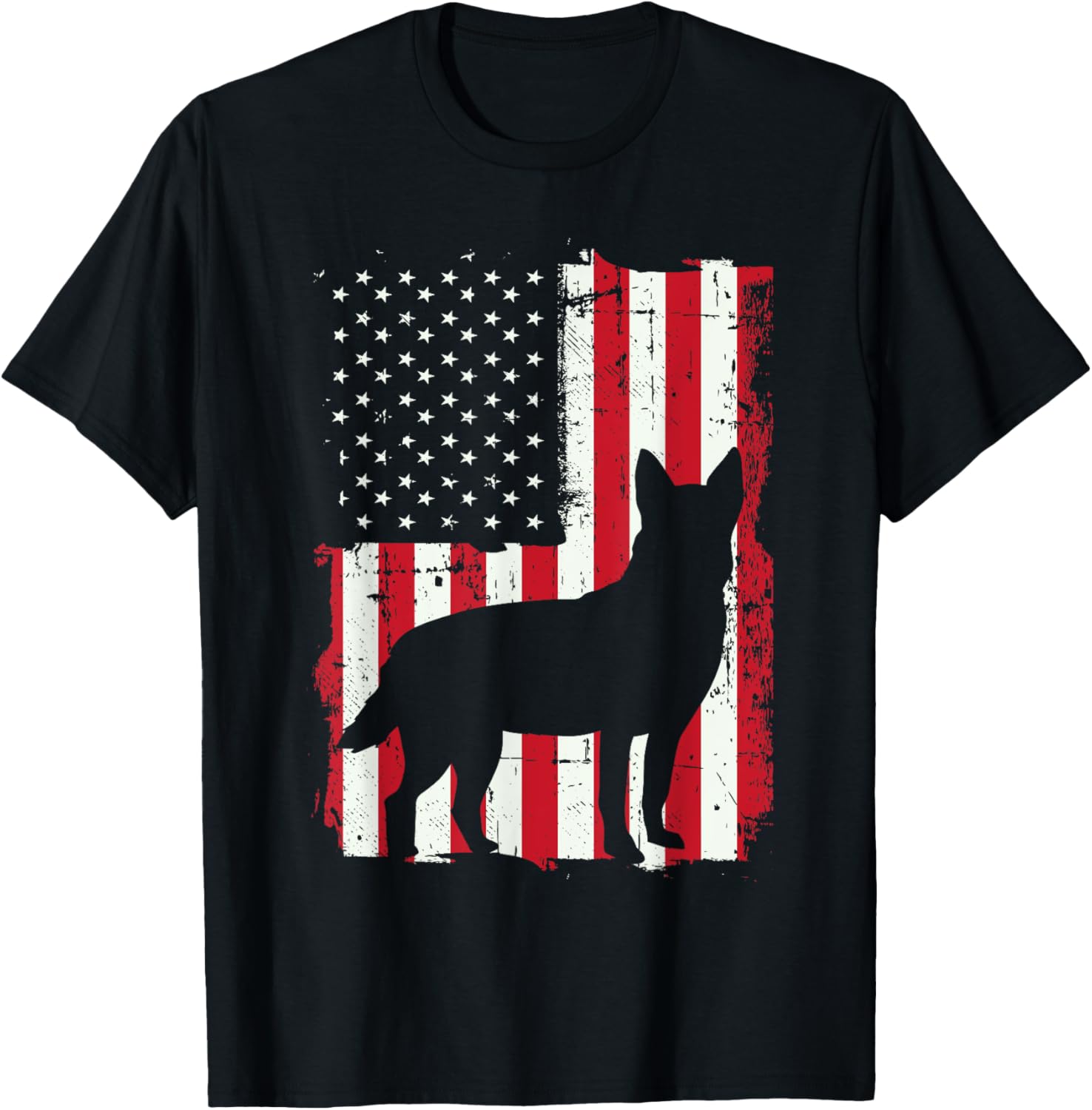 American Flag Usa Australian Cattle Dog Blue Red Heeler Gift