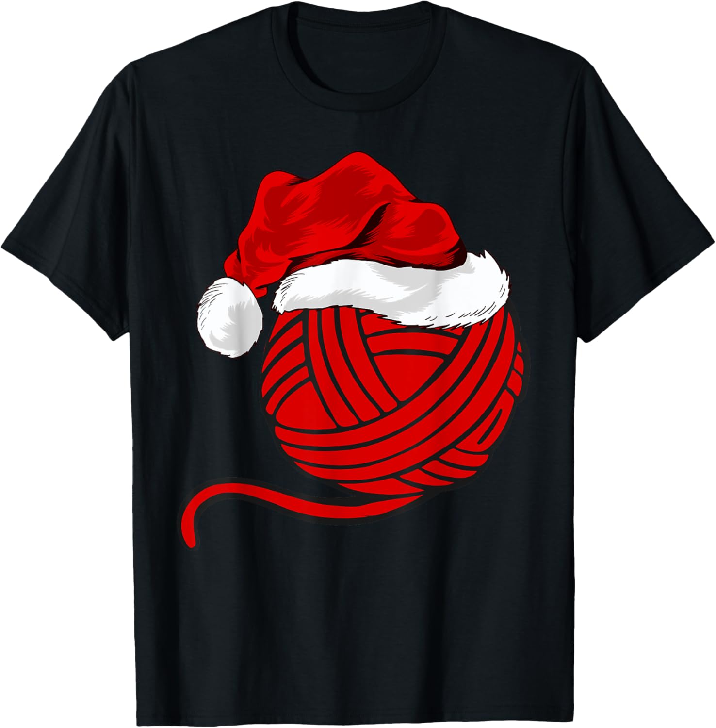 Funny Santa Hat Crochet Knitting Yarn Crocheting Christmas
