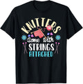 Knitting Crochet Lover Yarn Knitters Come Strings Attached