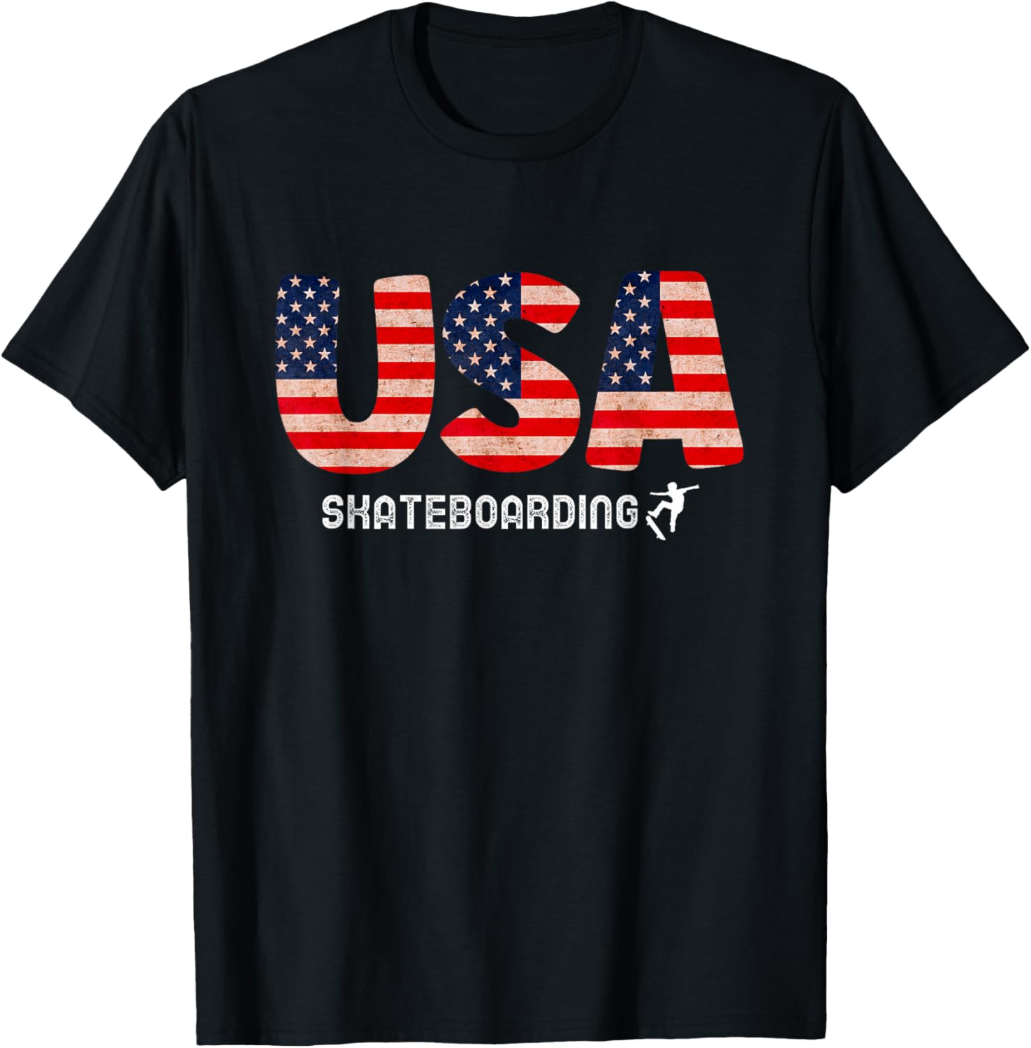 Usa Team 2024 Skateboarding 2024 Usa Shirt American Flag