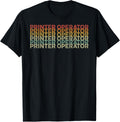 Retro 70S Printer Operator Job Title