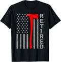 Funny Retired Firefighter Usa Flag Fireman Retirement Outfit