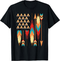 Native American Pride Usa Flag T Shirt