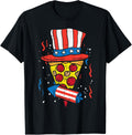 Pizza Us Flag Hat Firecracker 4Th Of July Food Patriotic