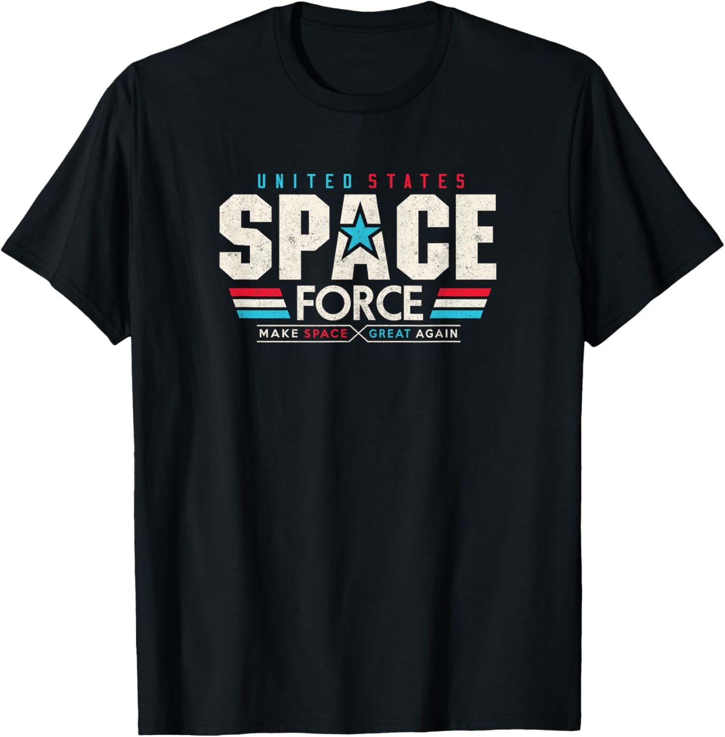 Space Force Retro Vintage T Shirt Trump Usa