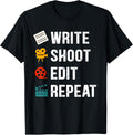Funny Film Making Write Shoot Edit Repeat filmmaker