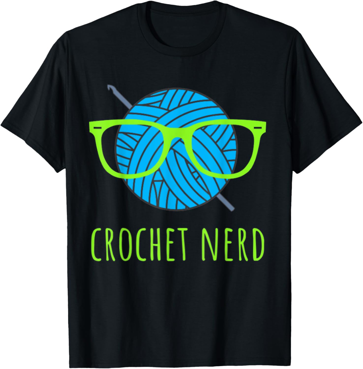 Crochet Nerd Funny Grandma Mom Crocheting Yarn Lover Gift
