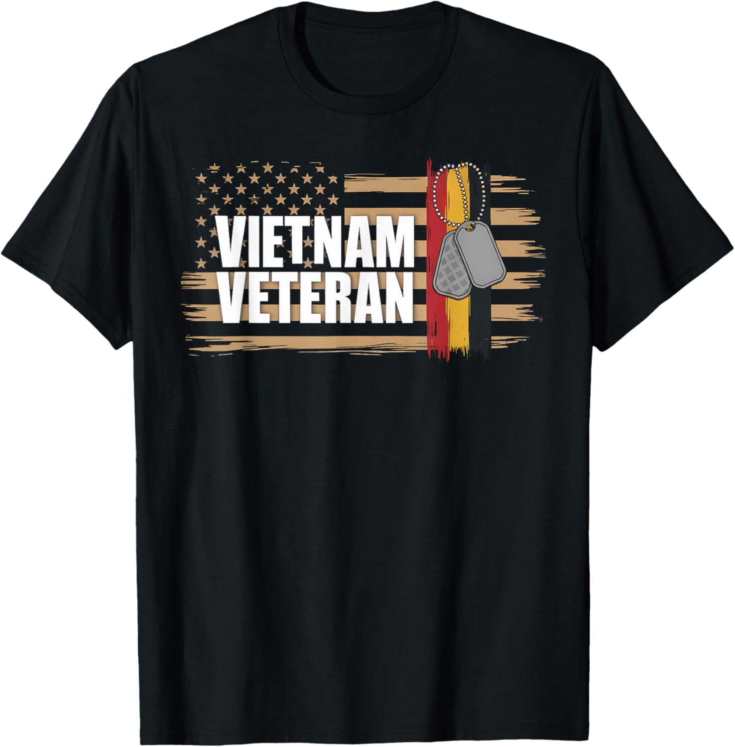 Vietnam Veteran Distressed Usa Flag Patriotic Gift