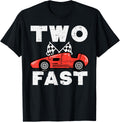 2nd Birthday Race Car Two Fast 2 Year Old Birthday Boys Kids Design 205