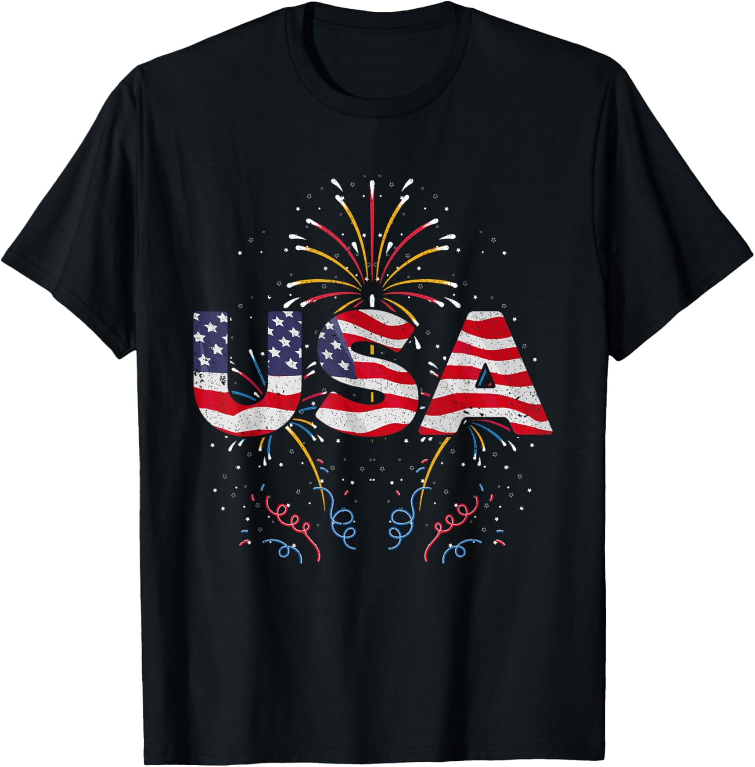 American Us Flag 4Th Of July United States Fireworks Usa