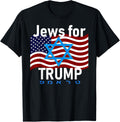 Jews For Trump American Flag Star Of David Hebrew Supporter