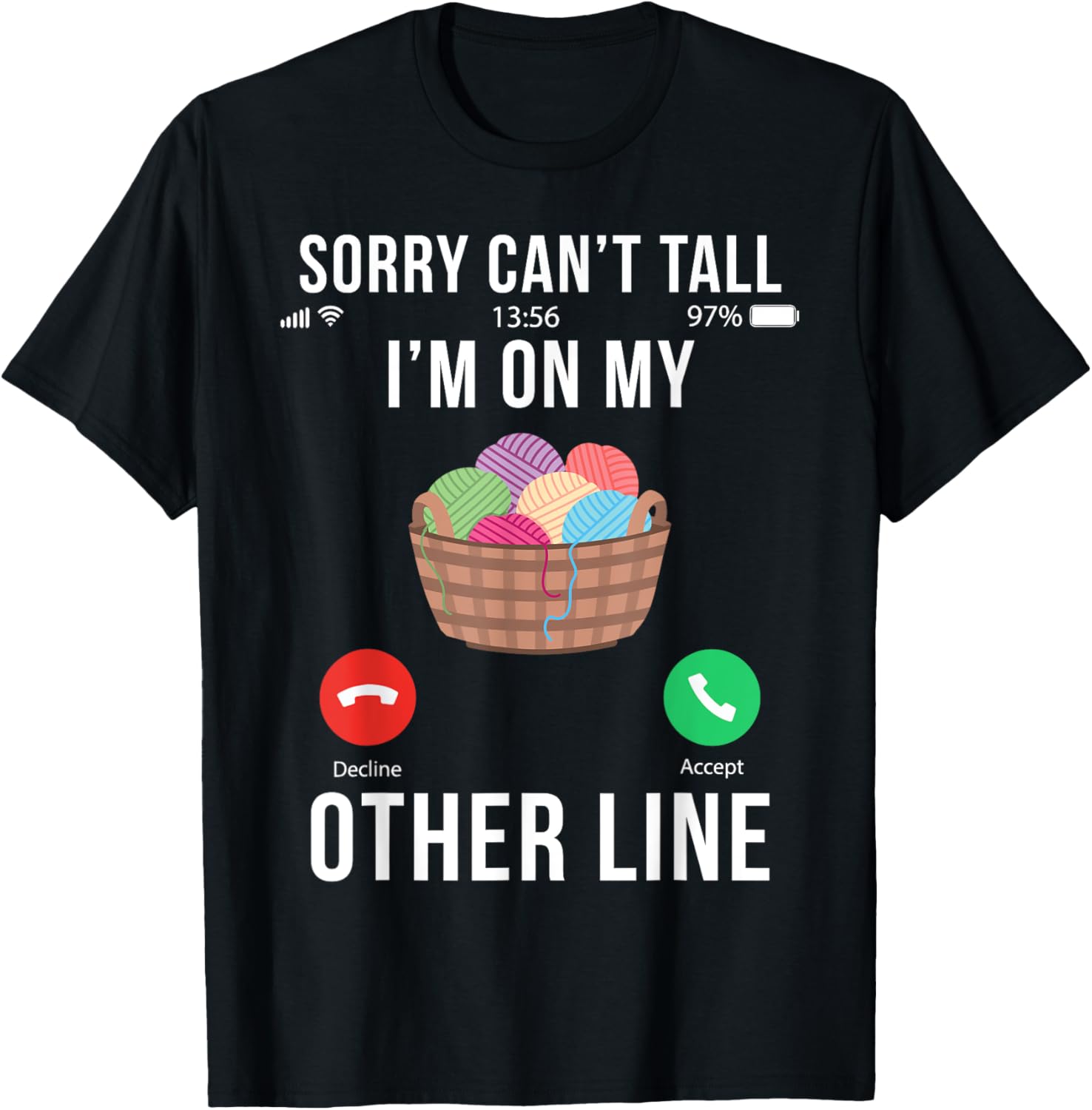 Funny Crocheting Knitting Yarn Line Crocheter Crochet Lover