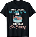 Funny Knitting Saying Knit Yarn Design