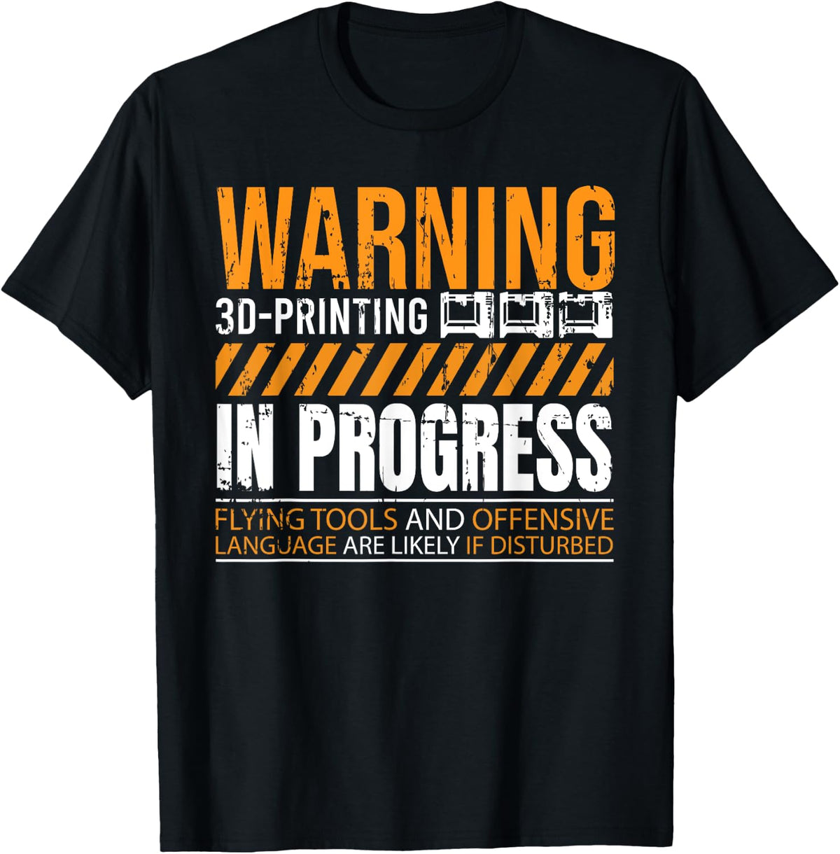 Warning 3D Printing In Progress 3D Printer