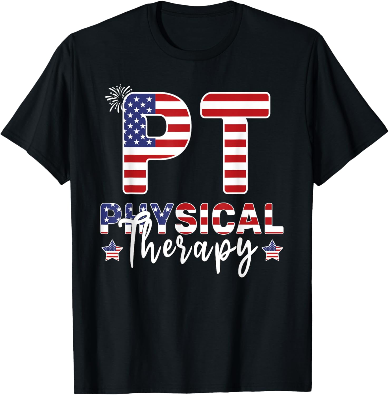 Pt Physical Therapy 4Th Of July American Usa Flag