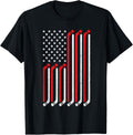 4Th Of July Hockey Stick Usa Flag Patriotic Hockey